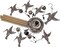 Large Hummingbird Wind Chimes Outdoor Indoor Decor -With 4 Tubes 6 Bells 7 Hummingbirds, Mobile Wind Catcher, Hummingbird Wind Bell for Home, Xmas Mom Gifts, Festival, Balcony, Tree, Garden Decoration